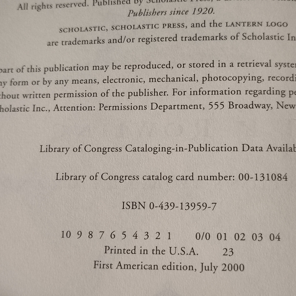 1st Edition 1st Print Harry Potter And The Goblet Of Fire American Edition HC - Picture 3 of 14